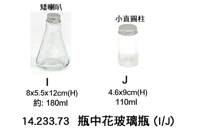 14.233.73 _瓶中花玻璃瓶 (I｜J)