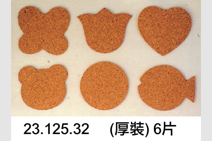 23.125.32 _多形狀水松片(厚) 6片