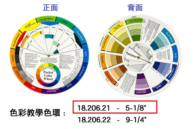 18.206.21 _美術教學色環 5-1｜8”