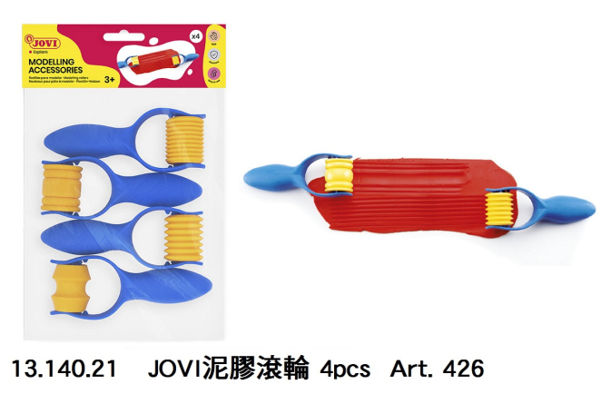 13.140.21 _JOVI泥膠滾輪 4pcs  Art. 426