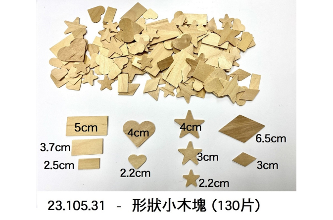 23.105.31 _形狀小木塊 (130片)