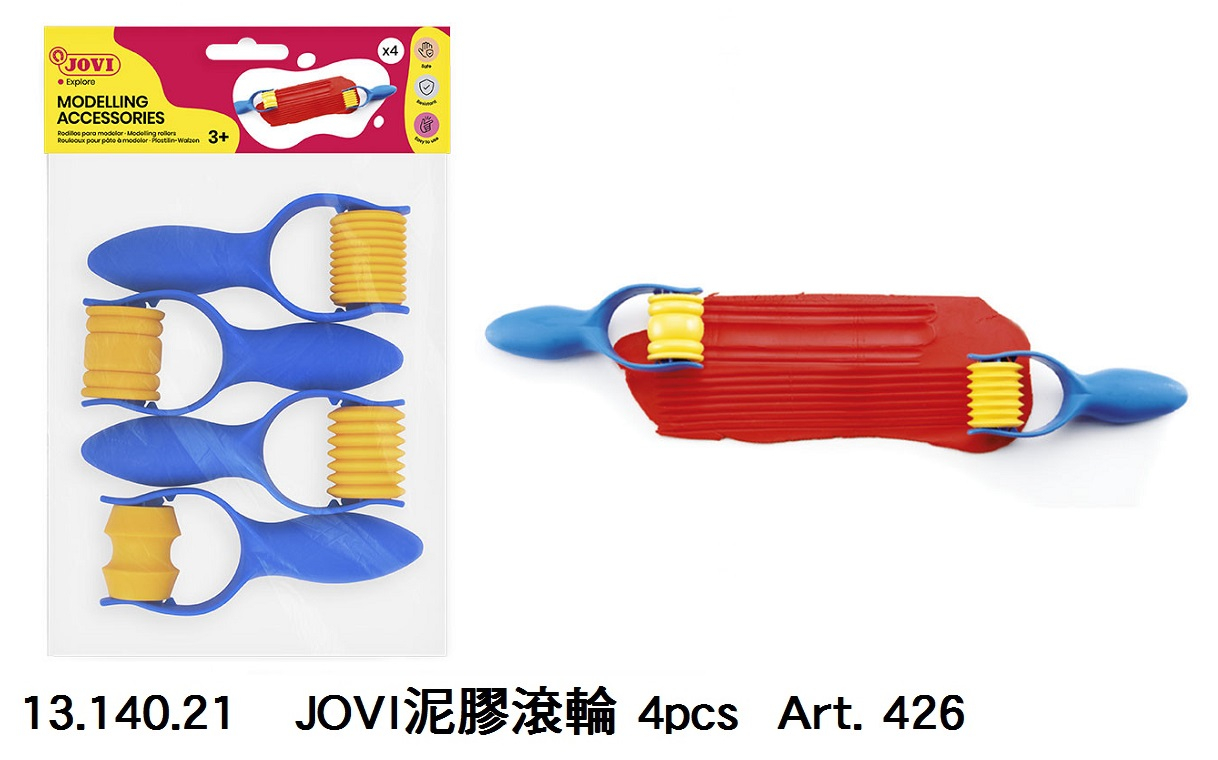 13.140.21 _JOVI泥膠滾輪 4pcs  Art. 426