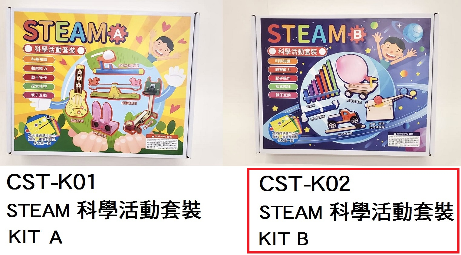 CST-K02 _STEAM 科學活動套裝 B