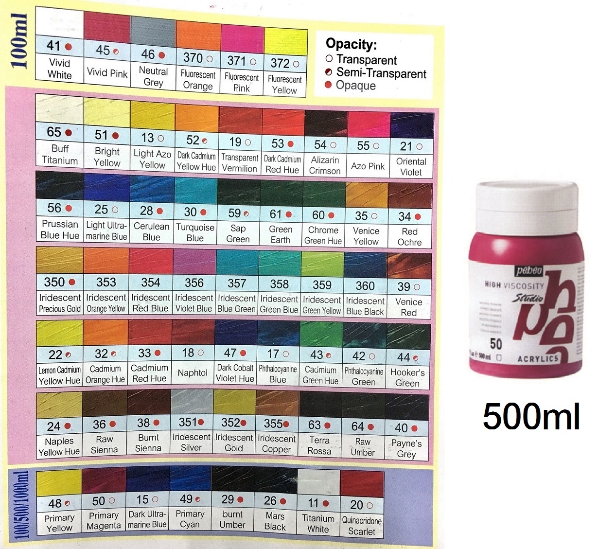 03.000298 _PEBEO塑膠彩(金屬色)500ml