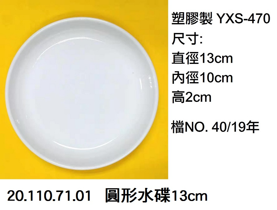 20.110.71.01 _圓形水碟13cm